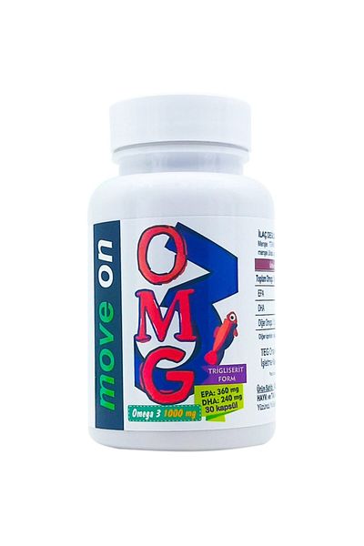 Move On Omega 3 1000 Mg - 30 Capsules (Balk Oil) Epa 360/dha 240