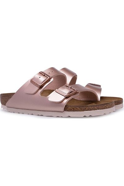 Birkenstock Women's Metallic Color Buckle Slippers
