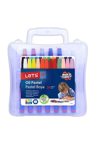 Lets 24 Colors Pastel Paint with Bag Lk-24 07.14.673.092