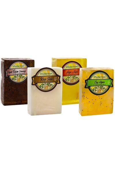 Fitoderman Natural Revitalizing & Pore Firming Soap Set4 150 gr X 4