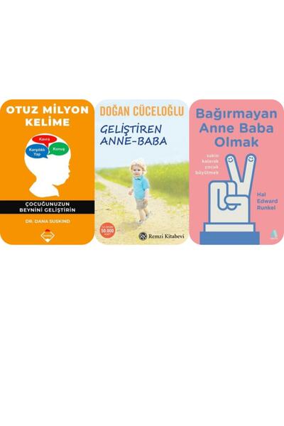 Buzdağı Yayınevi Otuz Milyon Kelime /bağırmayan Anne Baba Olmak / Geliştiren Anne Baba/3 Kitap Set