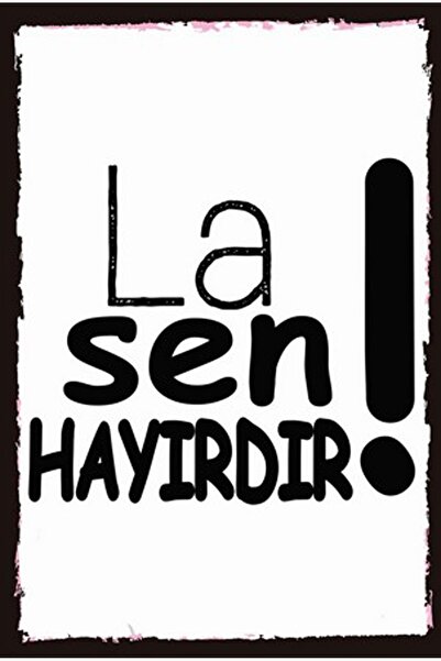 hediyeniburadabul Poster retro din lemn