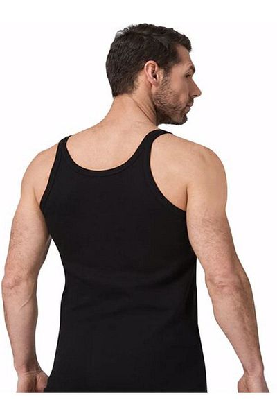 Namaldı Men's Black Gray 2-Pack Thin Strap Tank Top
