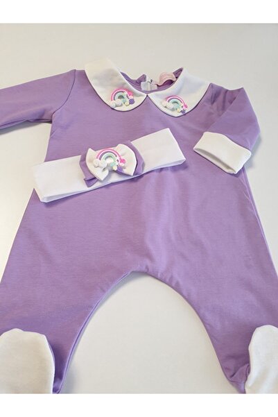Tozpembebaby بذلة أرجوانية للفتيات