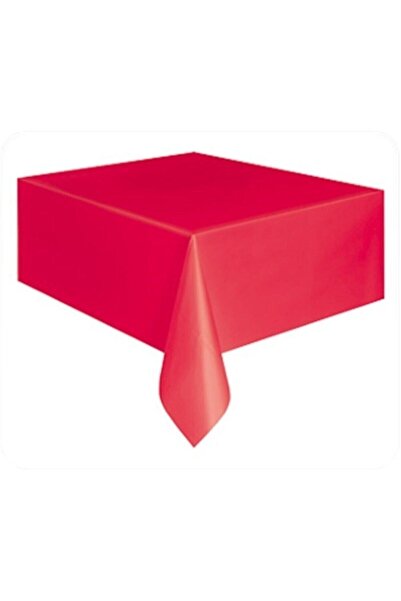 Happyland New Year's 2 Pieces Red Plastic Tablecloth