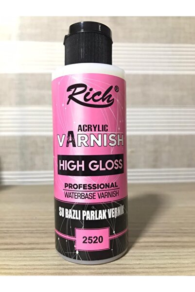 Rich Akrilik Su Bazlı Parlak Vernik 120cc