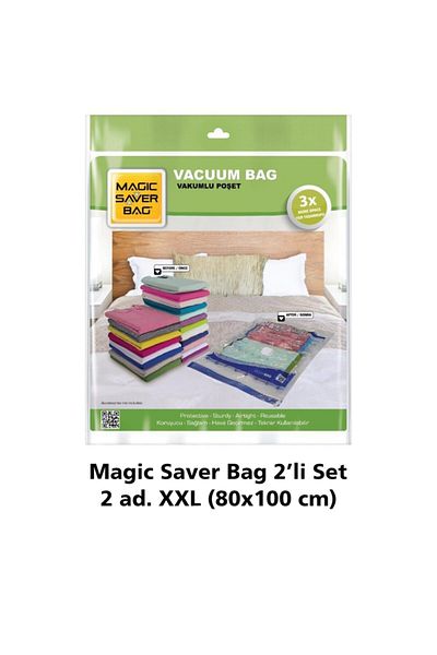 CMKStore Xxlarge Magic Saver Bag - Set of 2 Vacuumed Bags (80X100 cm)