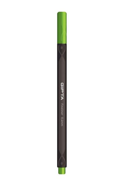 Gıpta Fineliner Fine Felt Tip Pen 0.4 Mm Cardboard Box Triangle Dark Green (Pack of 12) K600006