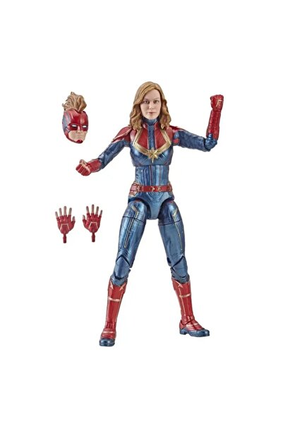 Hasbro Marvel Legends Captain Marvel 6-inch Captain In Costume (build A Figur...