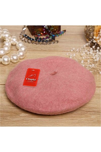Chapka Women's Pink Painter Beret