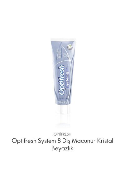 Oriflame Optifresh System 8 Diş Macunu- Kristal Beyazlık - 100 Ml
