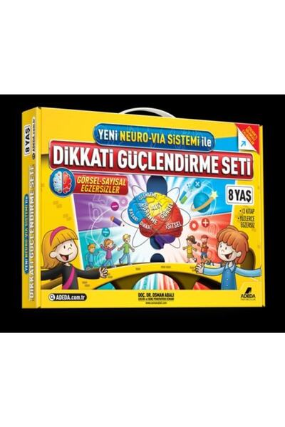 Adeda Yayınları Yeni Neuro Via Sistemi Ile Dikkati Güçlendirme Seti - 8 Yaş