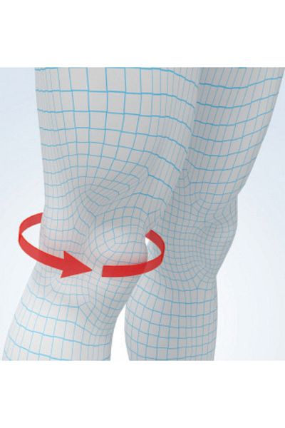 Aurafix Knee Brace with Velcro Strength Patella and Ligament Support 103 (Revelope Is Not Recepted)
