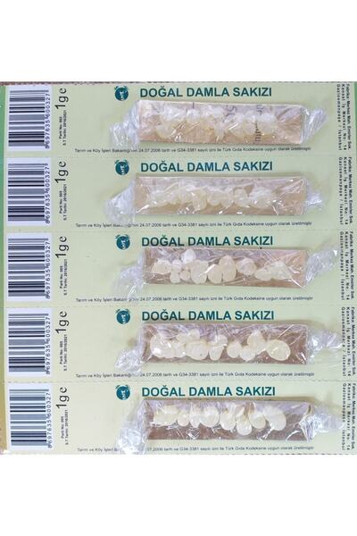 Kervan Damla Sakızı Doğal 5 Gr.(5 Adet×1 Gr.)