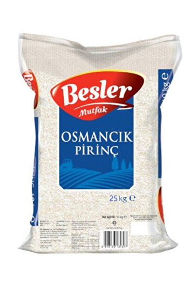 Beşler Besler Mutfak Osmancık Pirinç 25 Kg