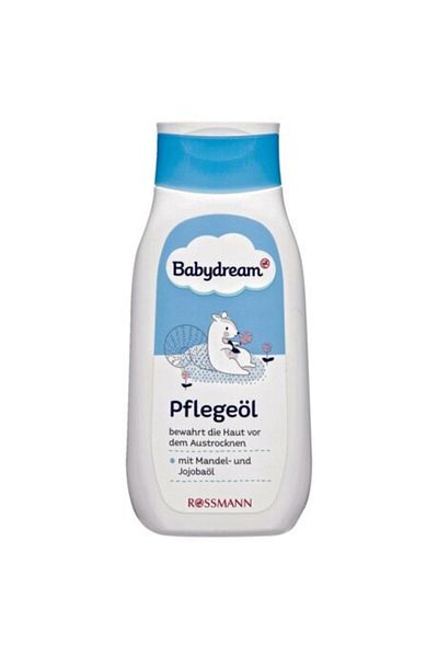 BABYDREAM 250 ml Additive-Free Vegan Baby Care Oil - Almond and Jojoba
