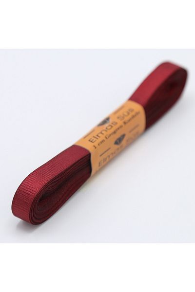 E Elmas Burgundy Grosgrain Ribbon 1cm 10m