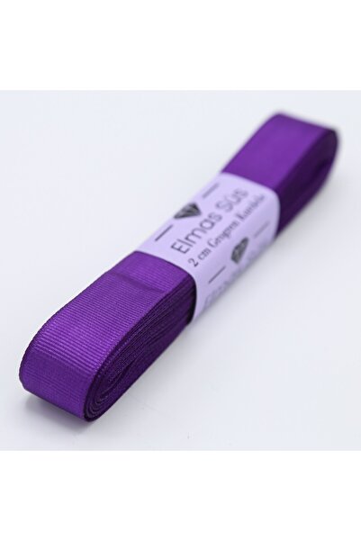 E Elmas شريط البرقوق grosgrain 2 سم 10 م