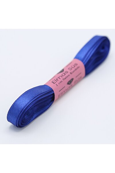 E Elmas ساكس شريط ساتان أزرق 1 سم 10 متر