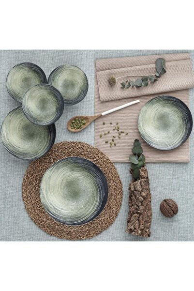 Güral Porselen Dıgıbon Atina 24 Parça Yemek Takımı Reaktıf Gbsatn24y4101630