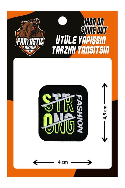 FANTASTIC ARMA Patch de armă țesută care se lipsește cu fierul de călcat, puternic