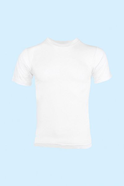 Ceylanoğlu Men's White Combed Cotton Crew Neck Undershirt 6 Pack