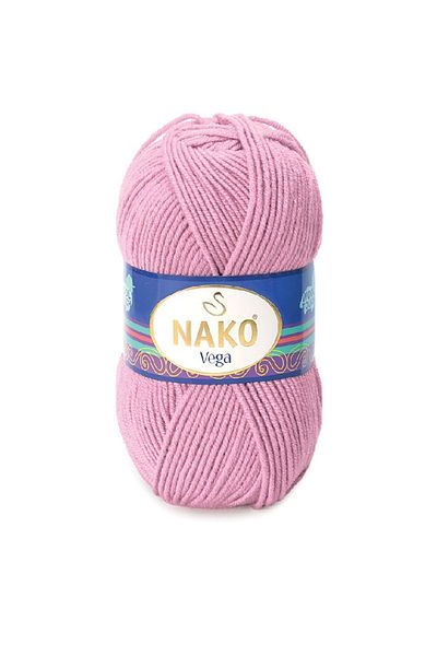 NAKO Vega Premium Acrylic Hand Knitting Thread 5 Pieces 10707 Pink