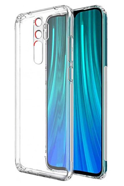 CEPSTOK Xiaomi Redmi Note 8 Pro Uyumlu Kılıf Şeffaf Kamera Korumalı Silikon +...