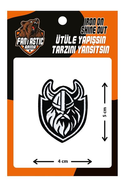 FANTASTIC ARMA Patch de armă țesută care se lipsește cu fierul de călcat, Viking