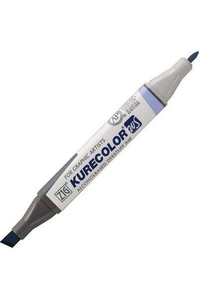 Zig Zıg Kurecolor Twin S Marker Kc3000 Double End Graphic Marker No:823 Dawn Gray