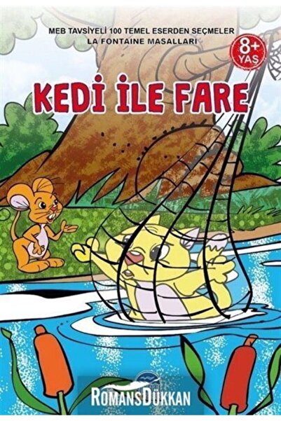Martı Yayınları 3. Sınıf 100 Temel Eserden Seçmeler Set 2 / Kedi Ile Fare
