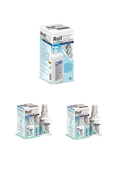 1 Litre Pompalı +2 Adet 100 Ml Sprey Dezenfektan