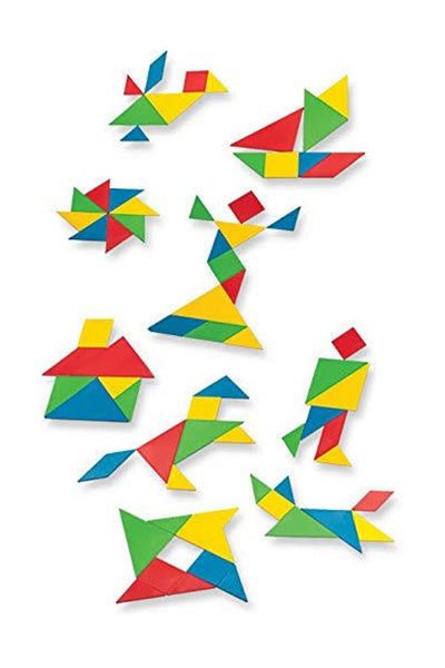 DEDE 28-Piece with Tangram Storage Box