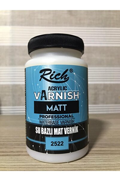 Rich Akrilik Su Bazlı Mat Vernik 250cc