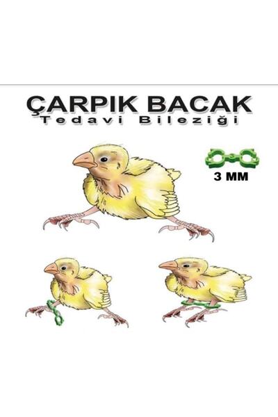 AKDEREPET Çarpık Bacak Tedavi Bileziği 3 Mm 5 Adet