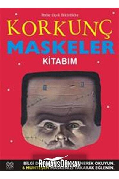 1001 Çiçek Kitaplar Korkunç Maskeler Kitabım