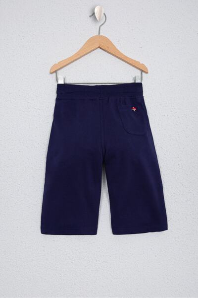 U.S. Polo Assn. Navy Blue Boy's Forest Capri Bermuda