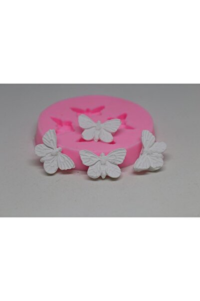 Genel Markalar 4 Lü Minik Kelebek Silikon Kalıp