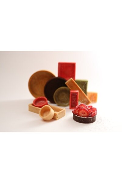 ABBAFOOD Chef's Atelier Çikolatalı Mini Yuvarlak Tereyağlı Artizan Tartolet (tart Tabanı) 37 X 16 mm 36 Adet