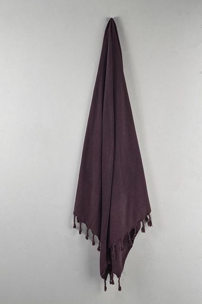 Denizli Concept Peshtemal Stoned Prune - 90 × 175 Cm - Peshtemal multifuncțional cu uscare rapidă