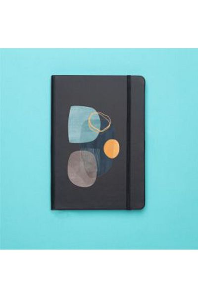 mooodcase دفتر ملاحظات حراري أسود منقوش من Wallart