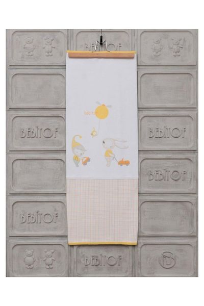 Bebitof Unisex Baby White Playtime White Combed Cotton Blanket