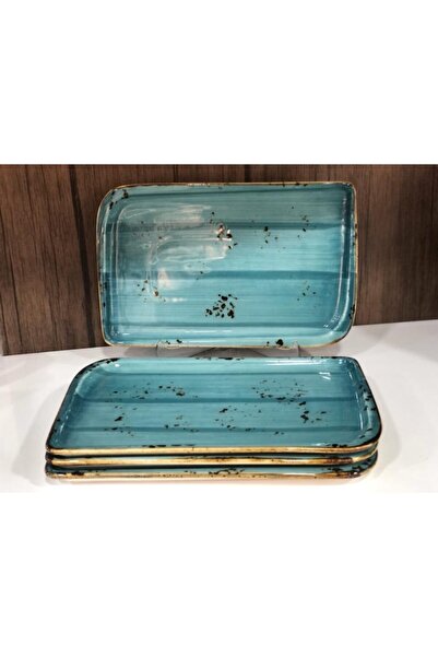 By Bone Porselen By Bone 28 Cm Dikdörtgen Tabak