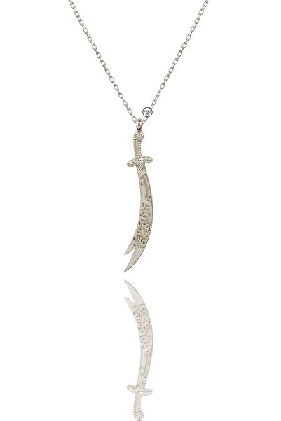 SilverTime 925 Ayar Gümüş Zülfikar Kılıç Kolye