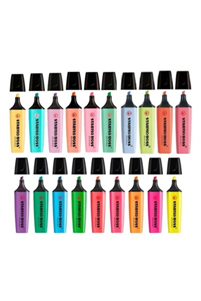 Stabilo Boss Orijinal Tüm Fosforlu Kalemler 19 Adet