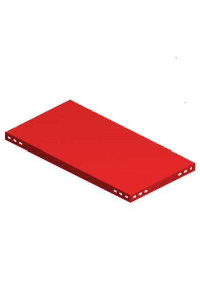 Parlak Kırmızı 31x93 Raf