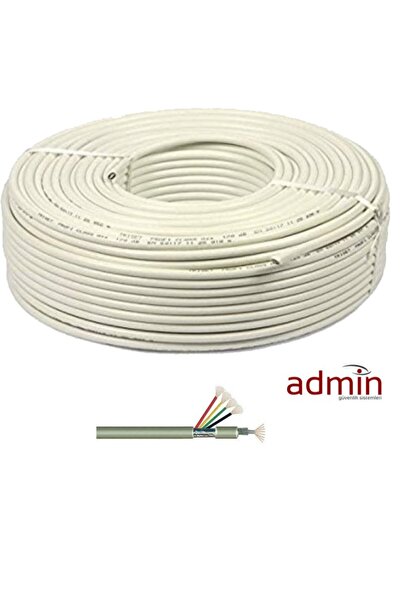 ADMİN GÜVENLİK 100m Metre 4+1 Güvenlik Kamera Kablosu Cctv Kablo 0.22mm