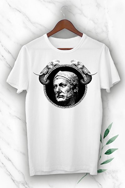 perseusshopping Unisex bela Štampano T-shirt