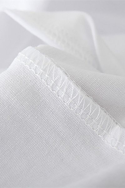QIVI Tricou alb unisex pentru copii