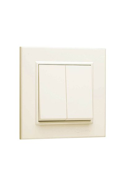 MAKEL Karea Komitator - Cream Colored Key, Flush Mount Frame Included, 1 Piece